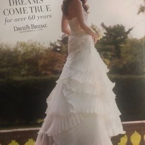 wedding dress mermaid style David’s bridal